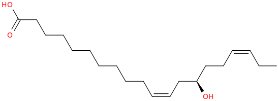 11,17 eicosadienoic acid, 14 hydroxy , (11z,14r,17z) 